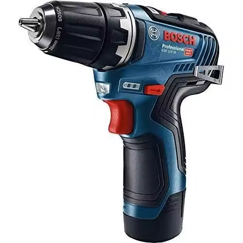 Bosch Professional 12V System GSR 12V-35 - Atornillador a batería (35 Nm, 2 baterías x 3.0 Ah, en L-BOXX) - 1