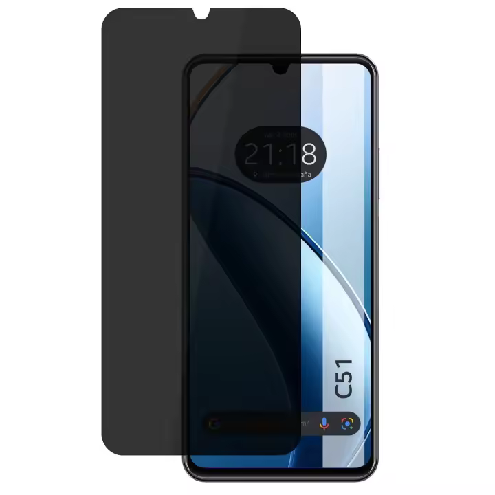 Tumundosmartphone Protector Pantalla Hidrogel Privacidad Antiespías para Realme C51 - 1