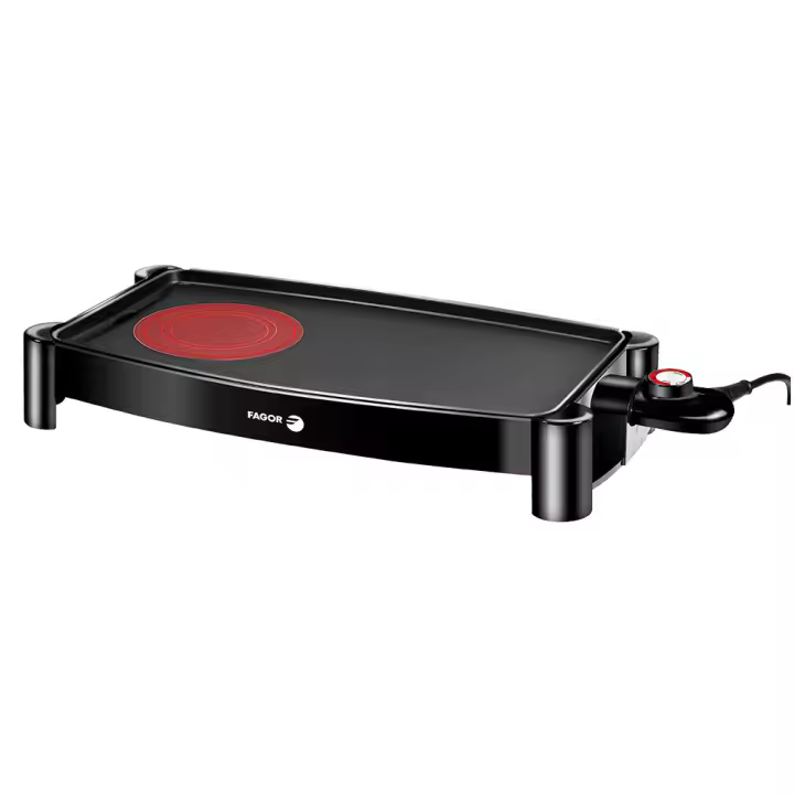 Plancha antiadherente 2200 w con hot zone fagor 54 x 27 x 9 cm - 1
