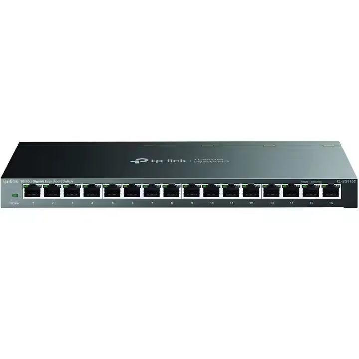 Tp-link tl-sg116e switch 16 gigabit ports 10/100/1000 mbps unmanaged metal pro - 1