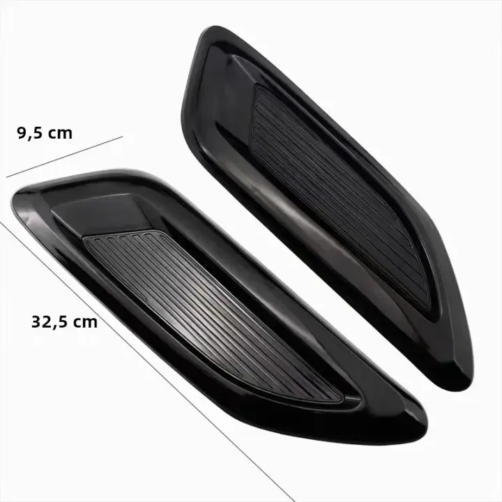 Cubierta De Ventosa Decorativa Para Coche Universal 40cm Adhesivo Para Parachoques Frontal Adecuado Para Cualquier Vehículo Con Cabeza Plana - 1