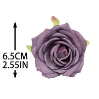 10pcs Flores Artificiales Rosas Silken Para Decoración De Casamiento Arreglo De Centro De Jardín Y Scrapbook Decoración De Hogar - details 1