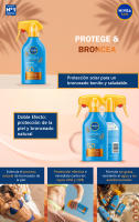 NIVEA SUN Protege & Broncea Spray Solar FP50 270ml  - Pack ahorro de 3 unidades (total 810ml) - details 0