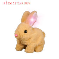 Muñeco De Peluche Interactivo Conejo Simulación Eléctrico Con Oídos Que Se Mueven Regalo De Navidad Para Niños Y Bebés Juguetes Electrónicos - details 3