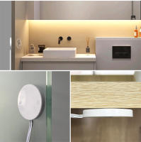 Tira De Luz LED COB Neón 10M Con Inducción Manual Y Toque Dimming Impermeable 24V Para Iluminación De Armarios Cocina Dormitorio - details 7