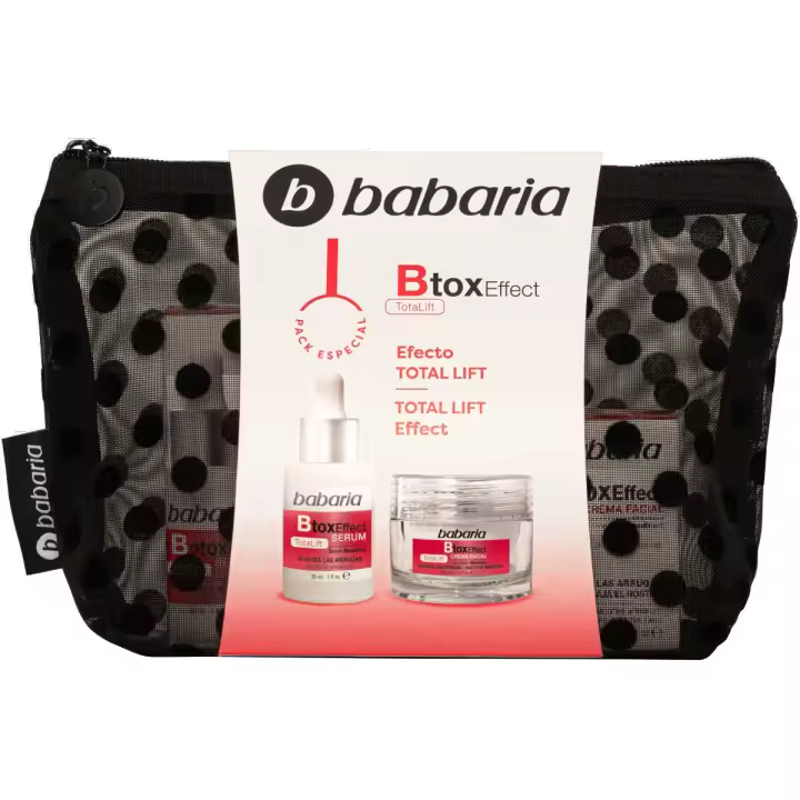 Babaria Pack Efecto Botox (crema 50 ml + sérum 30 ml + neceser)     【ROUA】 - 1