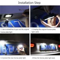 Lámparas LED Para Placa De Matrícula 2X Accesorios Externos Para Mercedes Benz W204 S204 W212 S212 C207 A207 W221 C E S Clase Luz 12V 5W T10 Interfaz - details 5