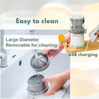 Exprimidor Naranjas Eléctrico 45 W Exprimidor Zumo con USB y Cepillo de Limpieza Exprimidor de Cítricos Portátil para Naranja, Limón, Pomelo - details 2