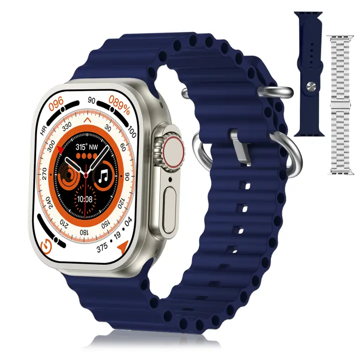 DAM. Smartwatch Z87 Ultra triple pulsera. Funciones outdoor, llamadas BT, notificaciones push. Decenas de modos deportivos. 4,4x1,3x4,9cm - 1