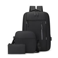 Mochila De Viaje Para Portátil Con Puerto USB Impermeable De Tela Oxford Negocios Mochila Estudiantil Para Portátil De 15.6 Pulgadas - details 5