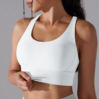 Sujetador Deportivo Para Mujer Alta Soporte Impacto Yoga Running Quick Dry Top Deporte Gimnasio Padded Bralette Sexy - details 2