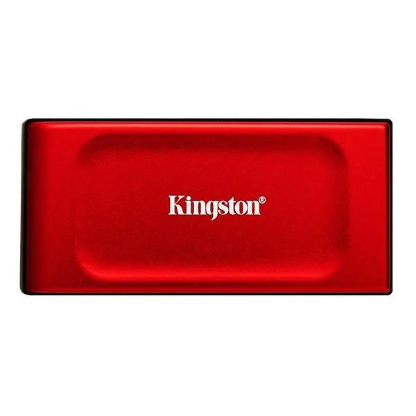 KINGSTON SSD 1TB XS1000 RED EXTERNAL USB 3.2 GEN 2 PORTABLE SOLID STRATE DRIVE - 1