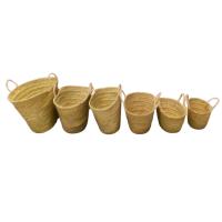 Capazo Cesto de Playa Palma Natural, Cesta de Niña Arras para Bodas y Comuniones ,Cestas de Picnic Varios Tamaños - details 1