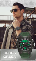 Reloj De Pulsera Deportivo Militar OFNS Para Hombre Estilo G Lujo Cuarzo Analógico Resistente Al Choque Con Pantalla LED Y Digital Impermeable 5Bar - details 2