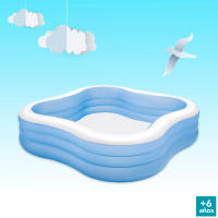 Piscina hinchable intex cuadrada 229x229x56 cm - 1.250 litros - details 4