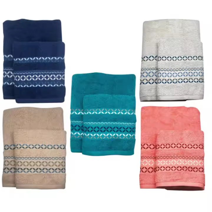 Toalla de Baño 3 Piezas de Algodón Absorbentes  Energy Colors Textil-Hogar - 1