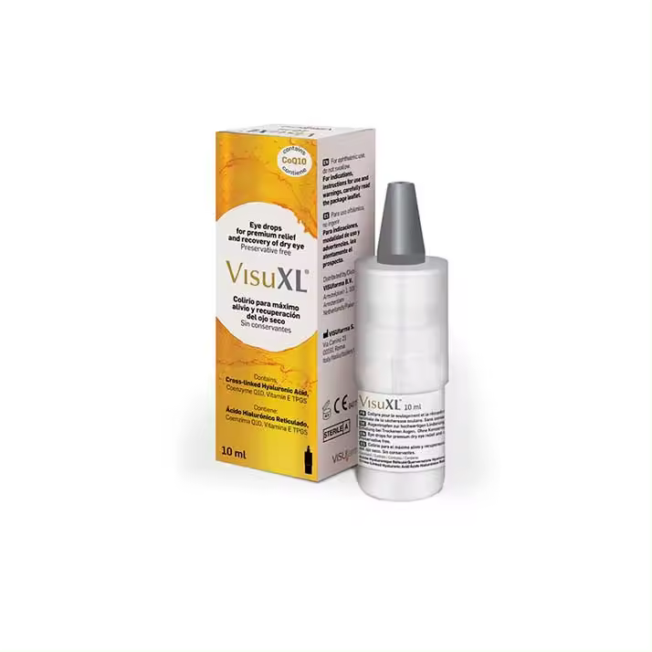 Visufarma Visuxl Colirio 10 Ml Sin Conservantes para Ojo Seco y Postoperatorio - 1