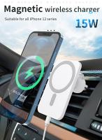 Soporte Magnético para Teléfono de Coche de Carga Universal 15W con Succión FuerteInstalación con Un Solo Toque Compatibilidad Universal Salida de Aire de Navegación en Coche - Compatible con iPhone15 12 14 & 13 - details 5