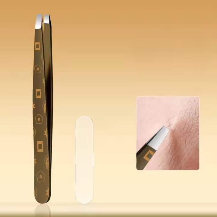 Aguja Para Cejas Profesional Para Mujeres Y Hombres Herramienta De Eliminación De Vello Mustachio Clippers De Cejas Tijeras De Cejas - 1