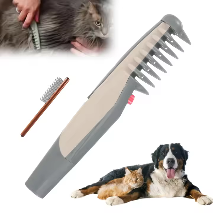 Peine eléctrico Mataway de Glosrity, Petsboro Mataway, quitanudos para perros, cachorros y gatos (2 unidades) - 1