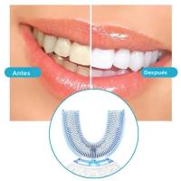 Cepillo De Dientes Eléctrico Sonic De Silicona U Forma Limpieza Oral 360 Grados Luz Azul Fría Cepillo Automático Para Adultos - details 5