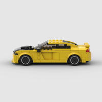 Modelo De Coche De Carreras Roadster Para Niños Bloques De Construcción Pequeños Compatible Con MOC Rompecabezas DIY Regalos De Juguetes - details 3