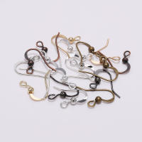 100Pcs Gancho Para Pendientes De 19*18mm En Oro Y Bronce Clavos Para Manualidades De Joyería DIY Componentes De Enlaces Para Oídos - details 11