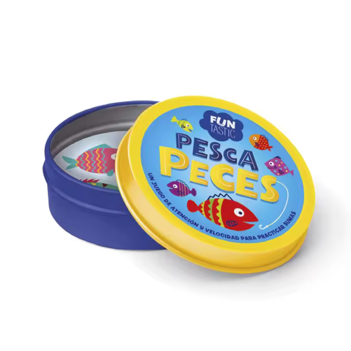 Imagiland - Juego de Cartas Redondas Pesca Peces, FUJ004 - 1