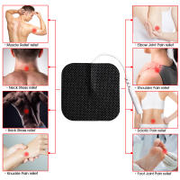 100Pcs Autocolantes De Electrodo Adhesivos 5x5cm Para Masajeador EMS TENS Estimulador Muscular Y Nervoso Terapia Física Corporal - details 8