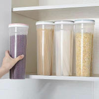 Tanque de almacenamiento sellado para Fideos, caja de almacenamiento de alimentos, PP, contenedores de granos de cereales, espagueti, Pasta, fideos, organizador, utensilios de cocina - details 2