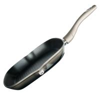 Vitro Grill Percutti Pietra - Sartén de Aluminio Forjado de 28 cm con Revestimiento Antiadherente PFLUON, Fondo de Inducción Total y Mango Ergonómico “Soft Touch” - Apta para Todas las Cocinas - Máxima Eficiencia, Durabilidad y Estilo en Tu Cocina - details 2