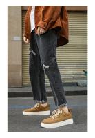 Zapatos De Patinaje Para Hombre Bajo Corte De Lona Zapatillas De Lona Planas Zapatillas De Skate Moda Plataforma Zapatillas De Encaje Para Hombre - details 13