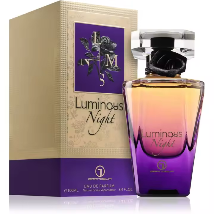 Perfume árabe de mujer Luminous Night  Grandeur 100ml,Fragancia femenina sensual, duradera, oriental, Colonia intensa de mujer NOVEDAD - 1