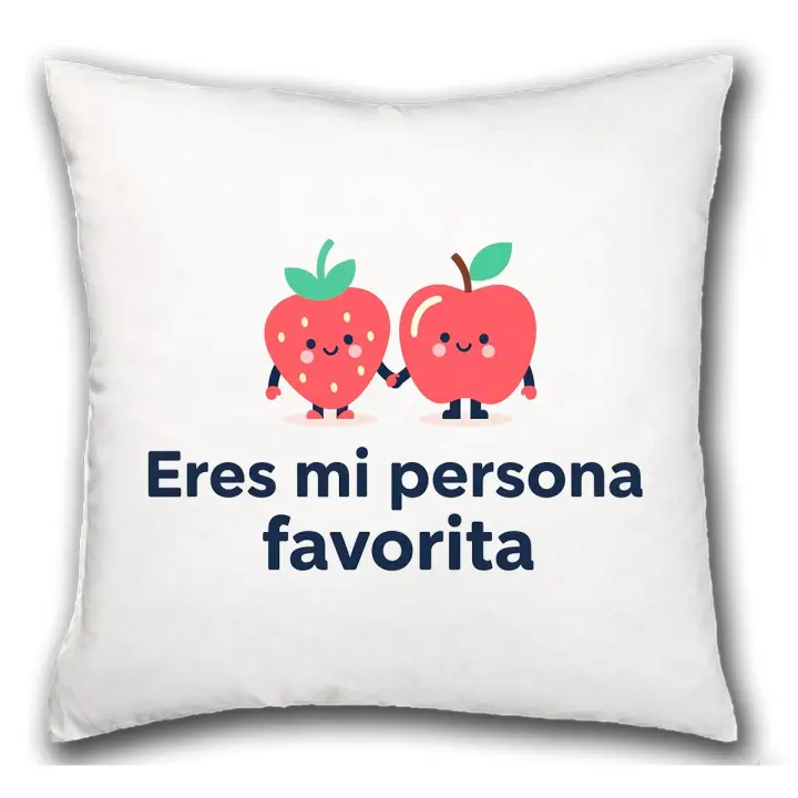 MERCHANDMANIA Cojín frase bonita amor san valentin aniversario novio novia pareja te quiero hogar comodo cussion - 1