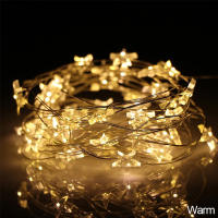 Luces De Hilo De Estrella LED 4M Con Cable De Cobre Para Decoración De Boda Y Fiesta En Casa Garlands De Navidad Operadas Por CR2032 - details 6