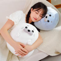 Nueva Adorable Peluche De Señorón En Algodón Sastre Juguete De Lobo Marino Suave Regalo Kawaii Para Dormir Y Abrazar - details 14