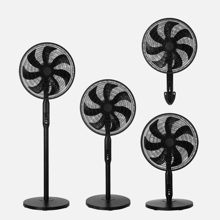 Ventilador Pie 3x1 Mixin Negro 3 velocidades 60w 7 aspas 45cm de diámetro Fijo/rotatorio Suelo/pared/sobremesa… — oferta en Miravia