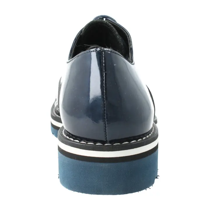 Shoes Zapatos Planos marca Angel Infantes para mujer en color azul - 1
