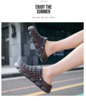 Sandalias De Hombre Para Verano Clogs Confortables Para El Hogar Y Jardín Antideslizantes Suave Bajo La Plantilla Talla Grande 46 47 - details 27