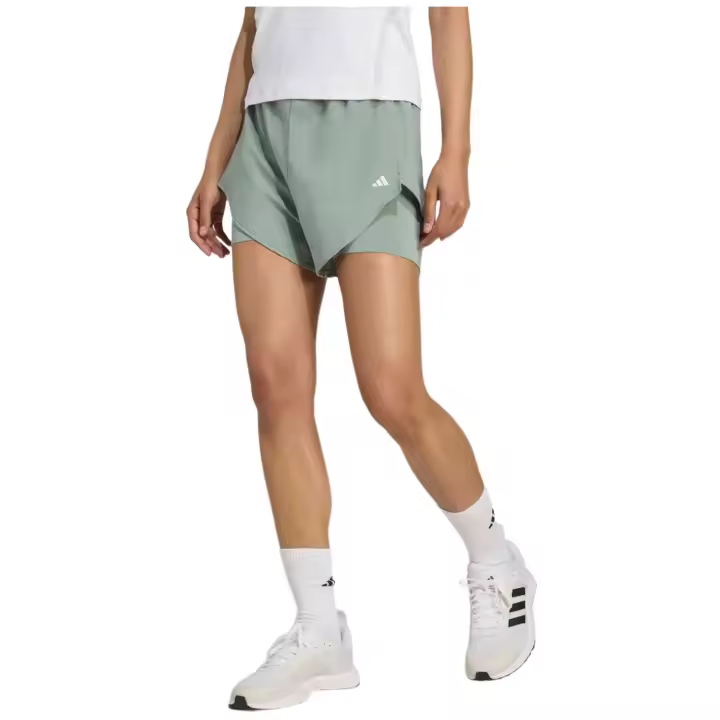 Pantalon Corto Adidas Wtr D4T 2In1Sh para mujer en color verde - 1