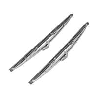 Limpiaparabrisas Delantero Universal De Acero Inoxidable Pulido Plata 30.48cm Para Coche Limpiaparabrisas De Coche Conjunto De Lamas De Limpieza - details 1