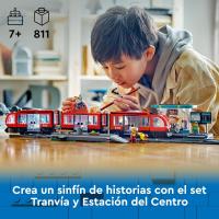 Lego 60423 Tranvia y Estacion del Centro Lego City - details 5