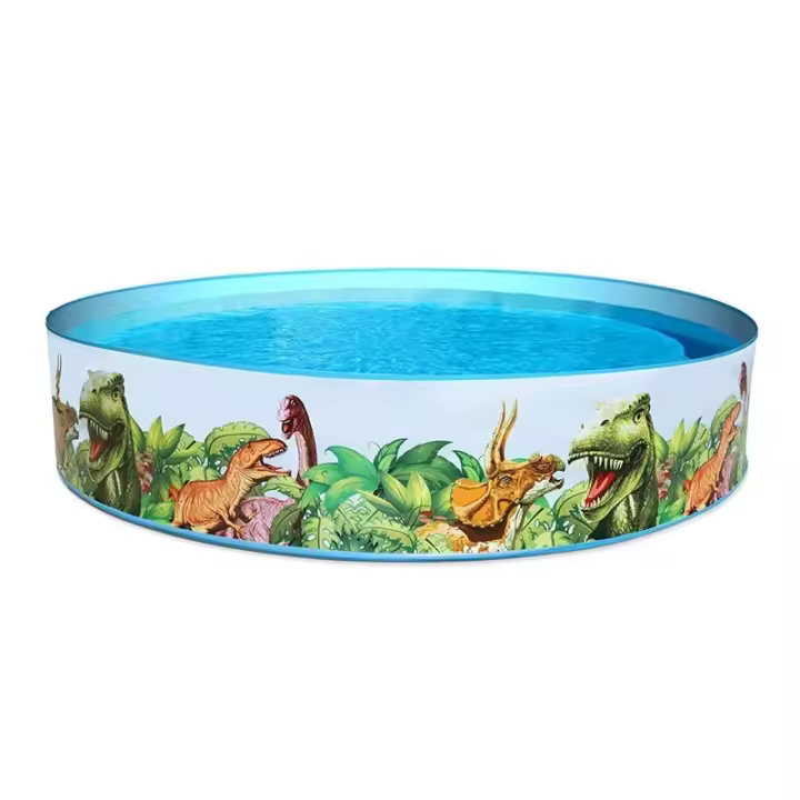 Bestway Piscina Rigida Infantil PVC Dinosaurios 244x46 cm +3 Años Jardin 55001 - 1