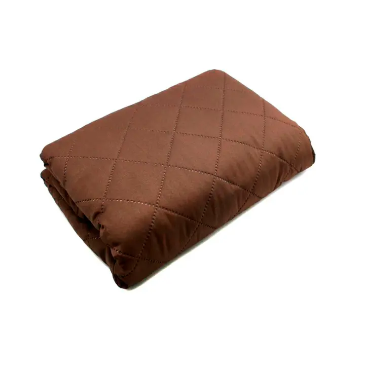 Funda Reversible para Sofá de 3 Plazas | Protector de Tela Acolchada | Color: Marrón y Beige | Para sofás de hasta 280 cm de ancho | Fácil de poner y quitar | RevolutionLine - 1