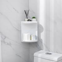 Estantería giratoria de 360 grados para baño, estante de esquina para inodoro y cocina, armario de almacenamiento multicapa - details 3