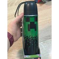 Termo de acero térmico Minecraft 495ml con vaso - details 5