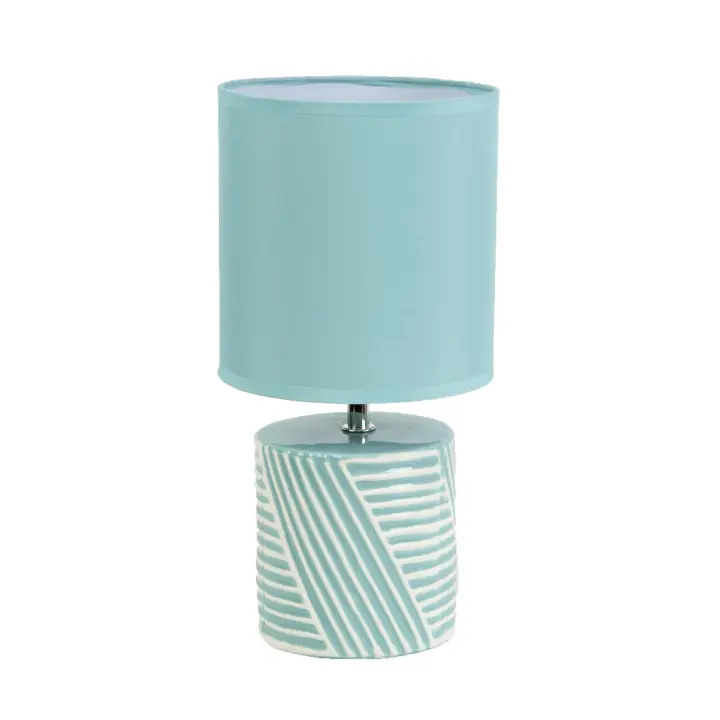 LAMPARA CERAMIC CELESTE C/PANTALLA HM8521145 FIJALO - 1