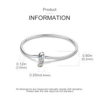 Pulsera De Acero Inoxidable Platinado 2024 Para Mujer Con Cadena De Serpiente Y Encantos Originales Joyería DIY Clásica Para Fiestas Y Compromisos - details 53