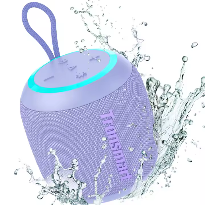 Altavoz Bluetooth Portátil Tronsmart T7 Mini Music Box with Light, Máximo 20W Stereo Sound, Bluetooth 5.3, IPX7 Water Protection, Bass Wireless Box, Built-in Microphone, 18 Hours Battery, for Party, Travel, Sports - 1