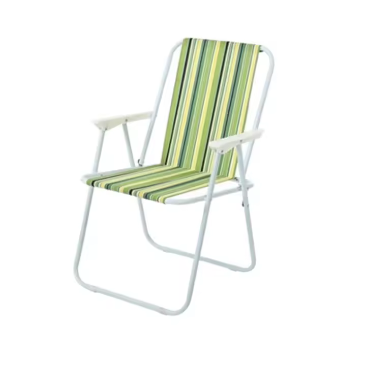 Silla de Taburete con Respaldo multición portátil Informal al Aire Libre para Patio Camping Pesca Barbacoa - 1